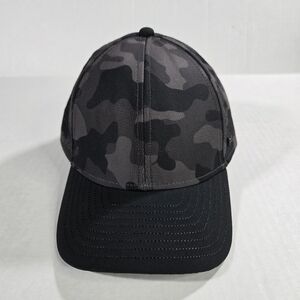 Melin A Game Hydro Black Gray Camo Cap Hat Snapback Mens Size 58cm Vented